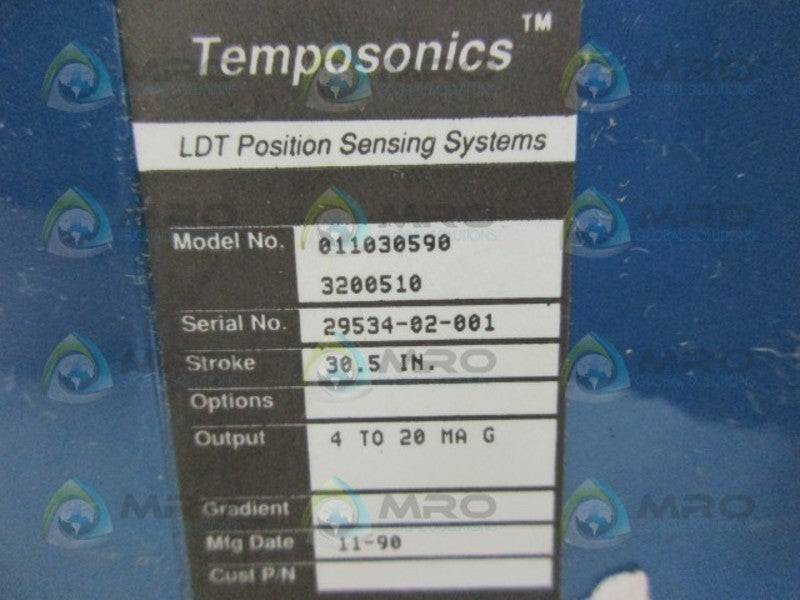 TEMPOSONICS 0110305903200510 LDT POSITIONING SENSING  NSNP