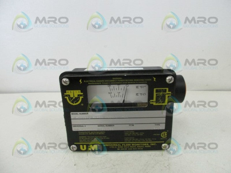 UNIVERSAL SN-DSB2GLM-4-38V.85-A1NU-10 FLOW MONITOR  UNMP