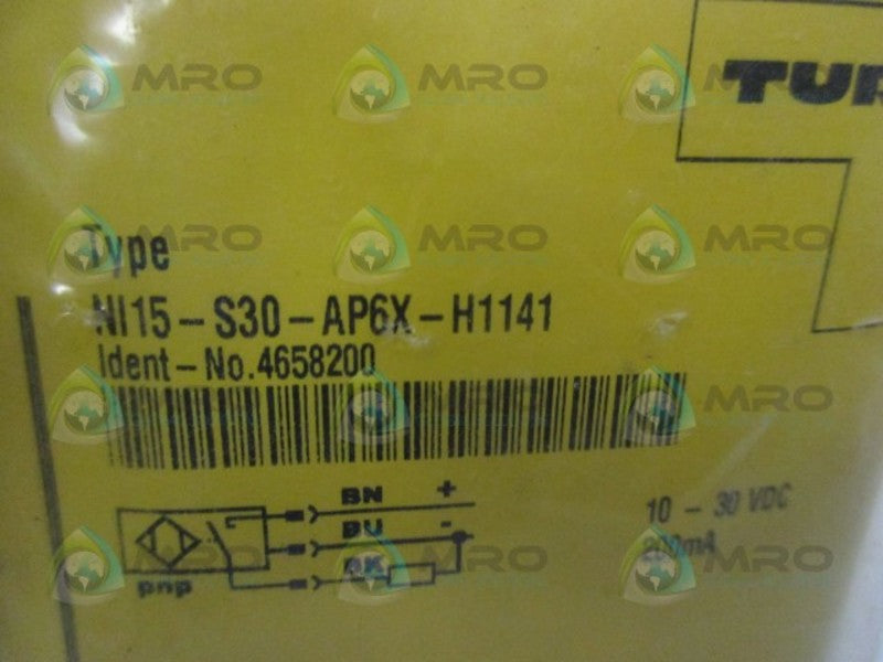 TURCK NI15-S30-AP6X-H1141 INDUCTIVE SENSOR * NEW IN FACTORY BAG *