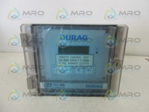 DURAG D-R-290-AW2 PANEL CONTROLER * NEW NO BOX *