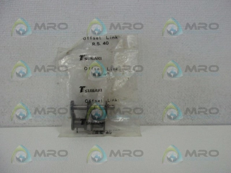 TSUBAKI R.S.40 ROLLER CHAIN OFFSET LINK * NEW IN FACTORY BAG *