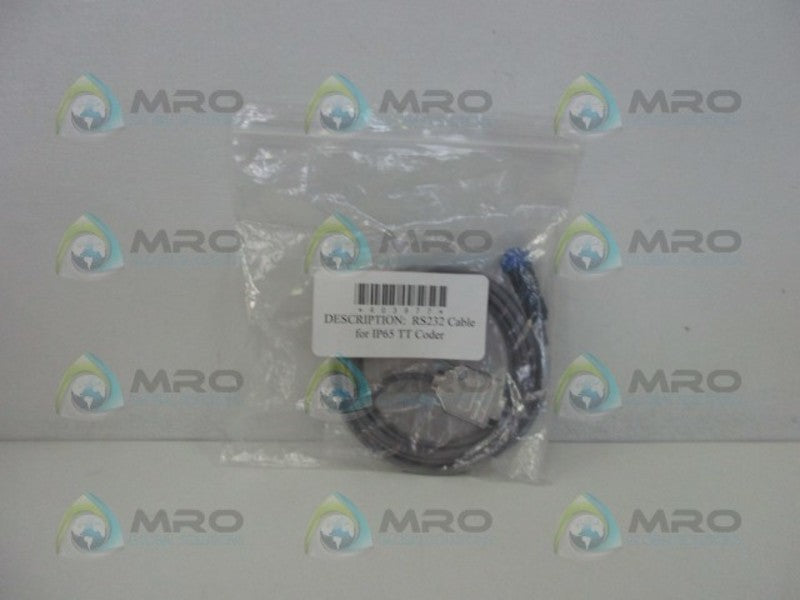 INDUSTRIAL MRO RS232 CABLE FOR IP65 TT CODER * NEW IN BAG *