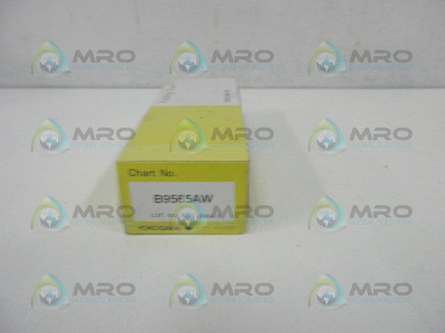 YOKOGAWA B9565AW CHART RECORDER PAPTER * NEW IN ORIGINAL PACKAGE *