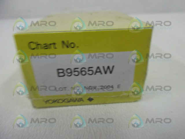 YOKOGAWA B9565AW CHART RECORDER PAPTER * NEW IN ORIGINAL PACKAGE *