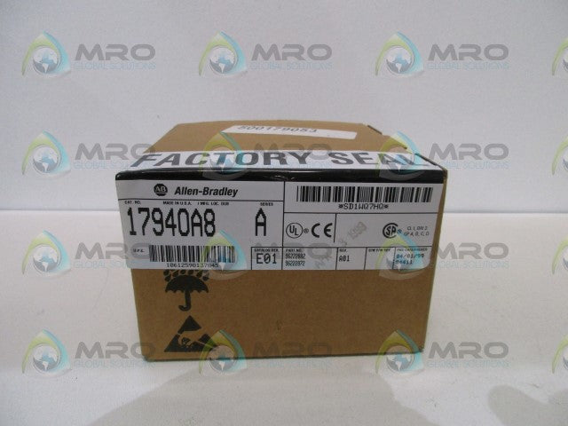 ALLEN BRADLEY 1794-OA8 SER. A DATE: 1999 * FACTORY SEALED *