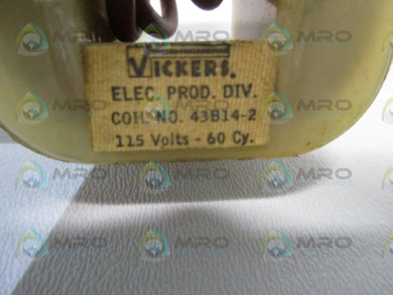 VICKERS 43B14-2 COIL 115V  NSNP