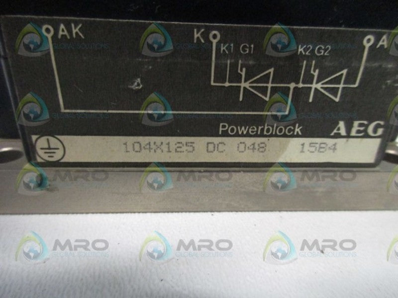 GENERAL ELECTRIC 104X125DC048 SCR MODULE  UNMP