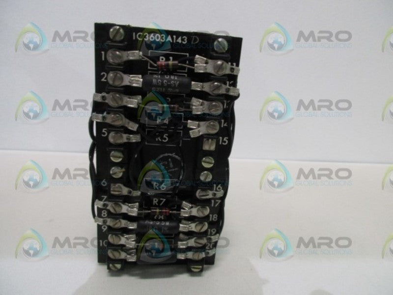 GE FANUC IC3603A143D HEAT SINK ASSEMBLY  UNMP