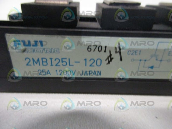 FUJI 2MBI25L-120 IGBT SNUMBBER * USED *