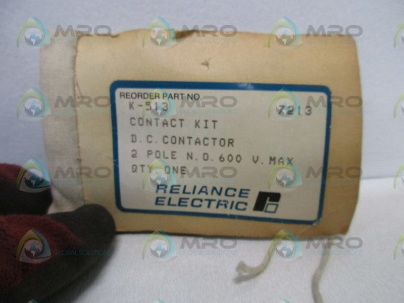 RELIANCE ELECTRIC K-513 CONTACTOR KIT  NSNP IN BAG