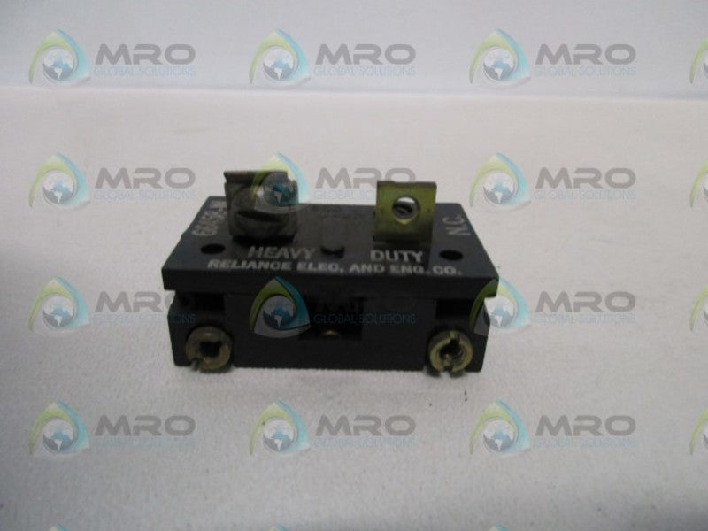 RELIANCE ELECTRIC 66458-W CONTACT BLOCK  UNMP