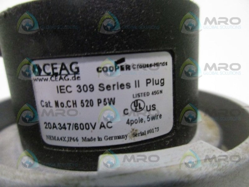 CROUSE HINDS CH520P5W CONNECTOR  UNMP