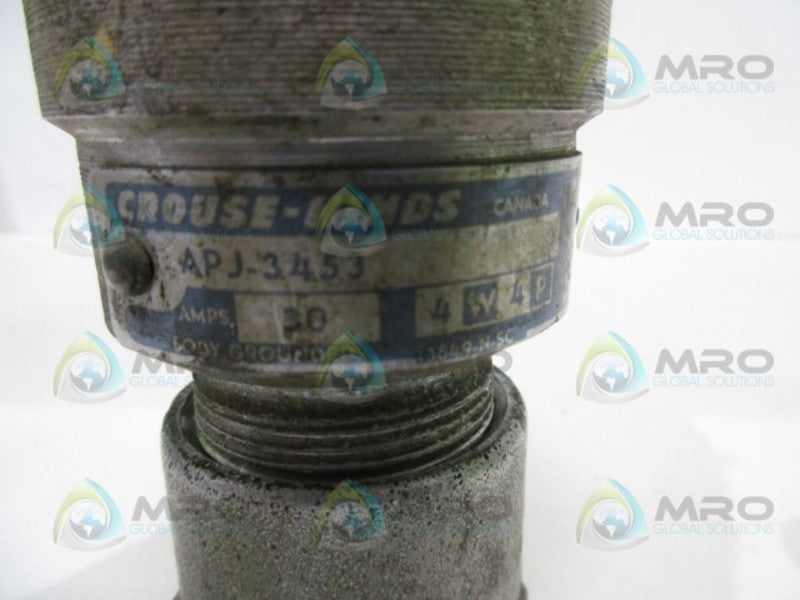 CROUSE HINDS APJ-3453 PIN & SLEEVE CONNECTOR  UNMP
