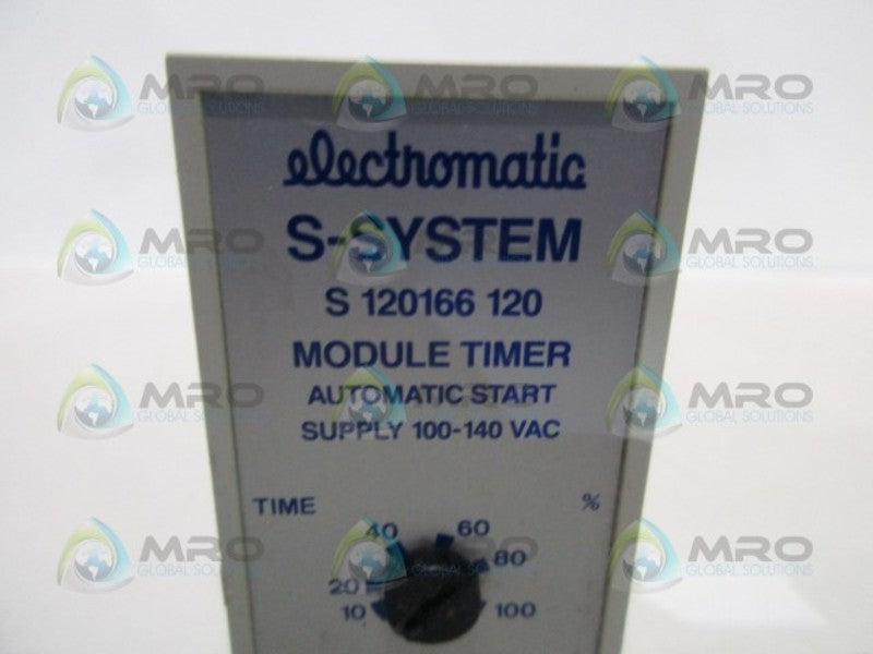 ELECTROMATIC S-120166-120 TIMER MODULE  UNMP