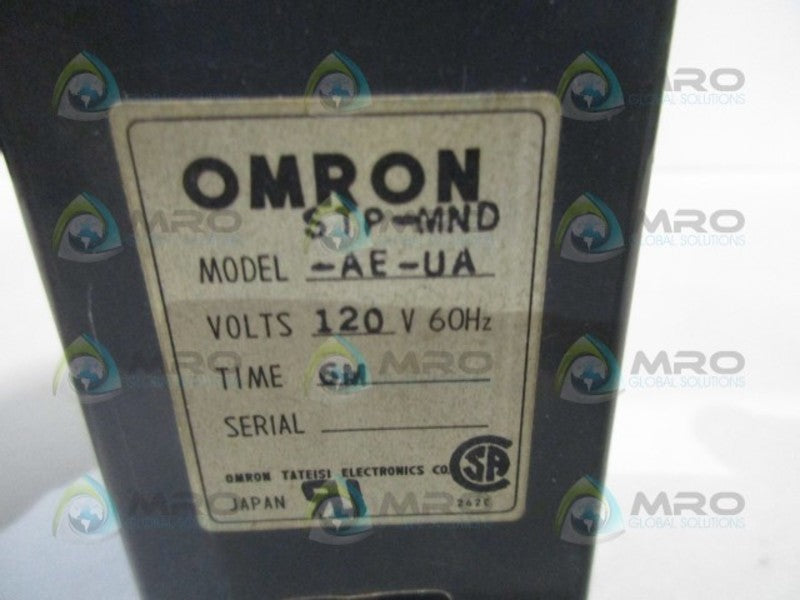 OMRON MODEL STP-MND-AE-UA SYNCHRONOUS MOTOR TIMER  UNMP
