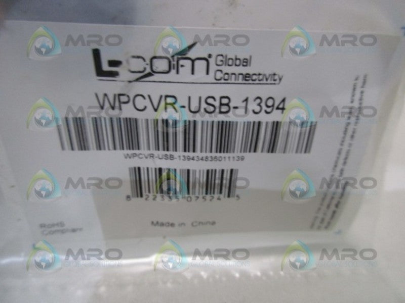 L COM WPCVR-USB-1394 WATERPROOF CAP FOR USB  NSMP