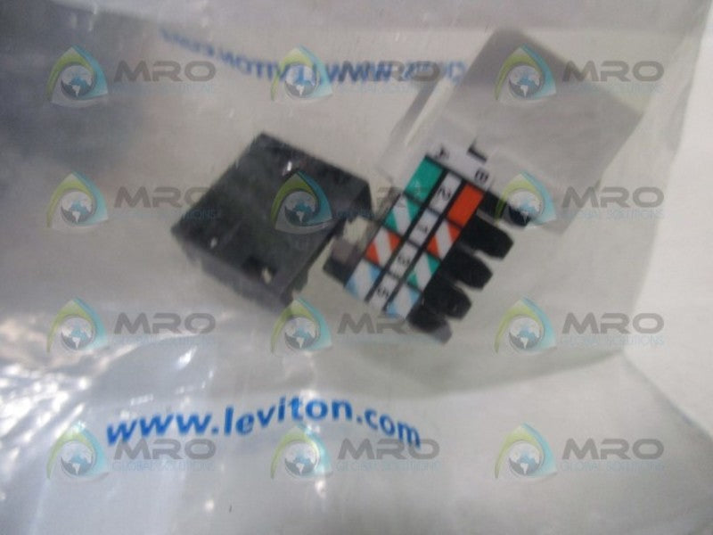 LEVITON 5G108-RW5 SNAP IN JACK * NEW IN FACTORY BAG *