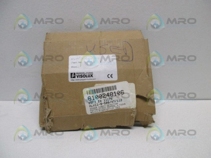 PEPPERL & FUCHS MLV11-8-500/47/112 PHOTO AUTOMATION SENSOR  NSMP