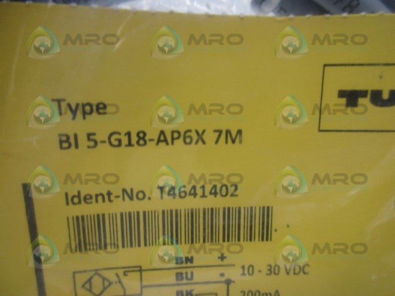 TURCK BI5-G18-AP6X-7M INDUCTIVE SENSOR * NEW IN FACTORY BAG *