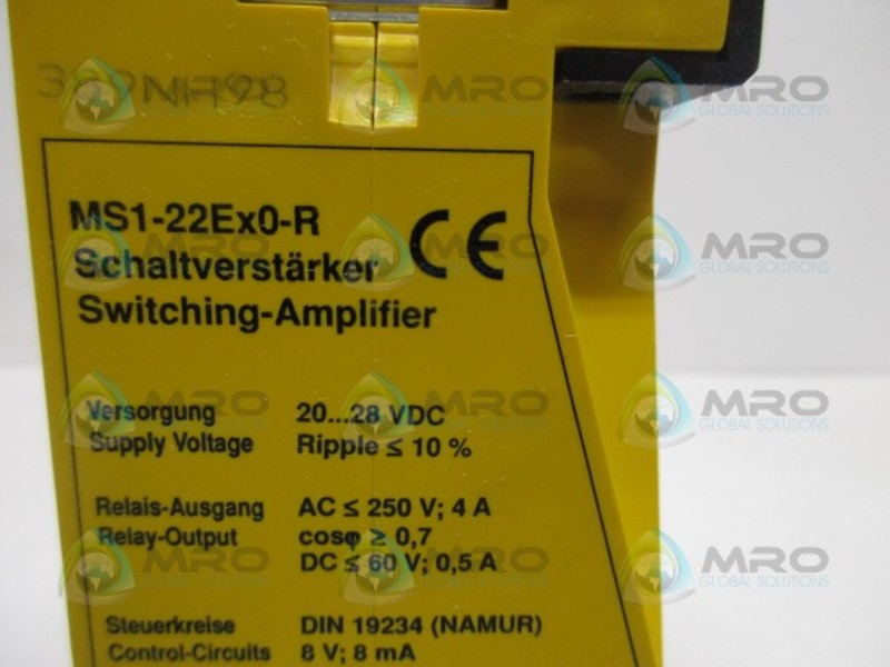 TURCK MS1-22EX0-R/24VDC SWITCHING AMPLIFIER  NSMP