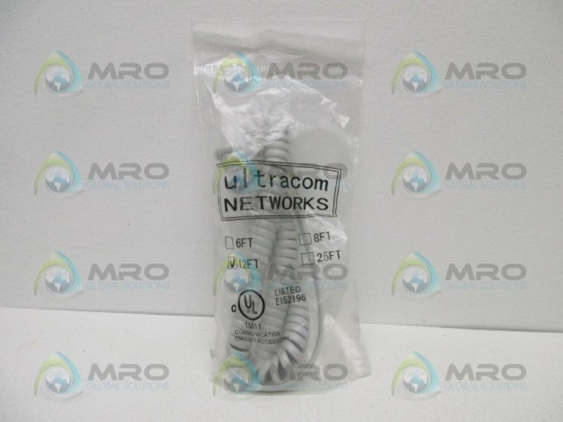 ULTRACOM NETWORKS E152196 TELEPHONE HANDSET CORD  NSMP