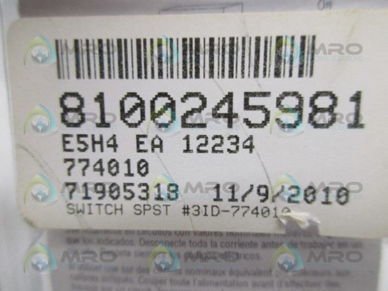 IDEAL 774010 TOGGLE SWITCH  NSMP
