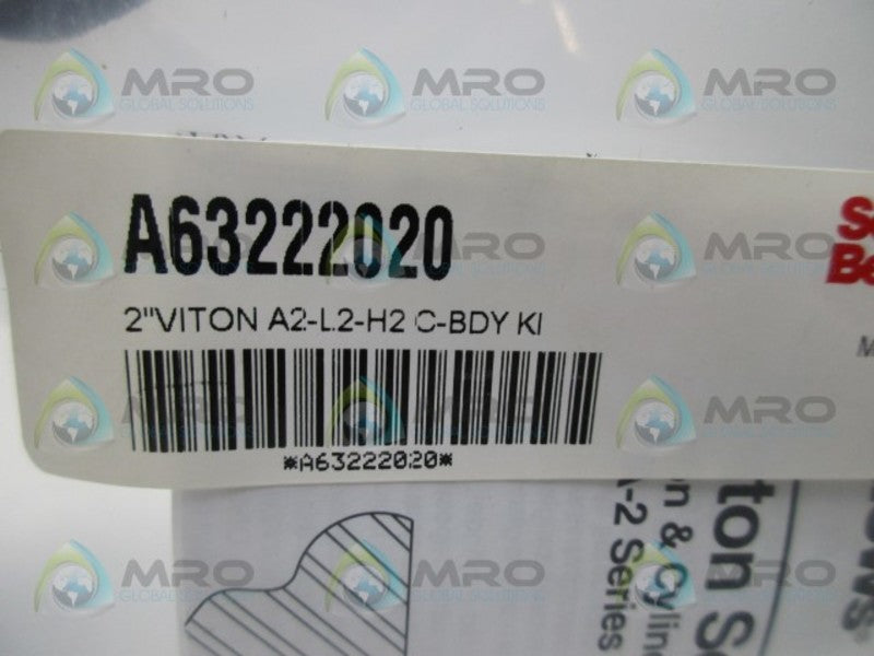 SCHRADER BELLOWS A63222020 VITON A2L2H2 CBDY KIT 2"  NSMP