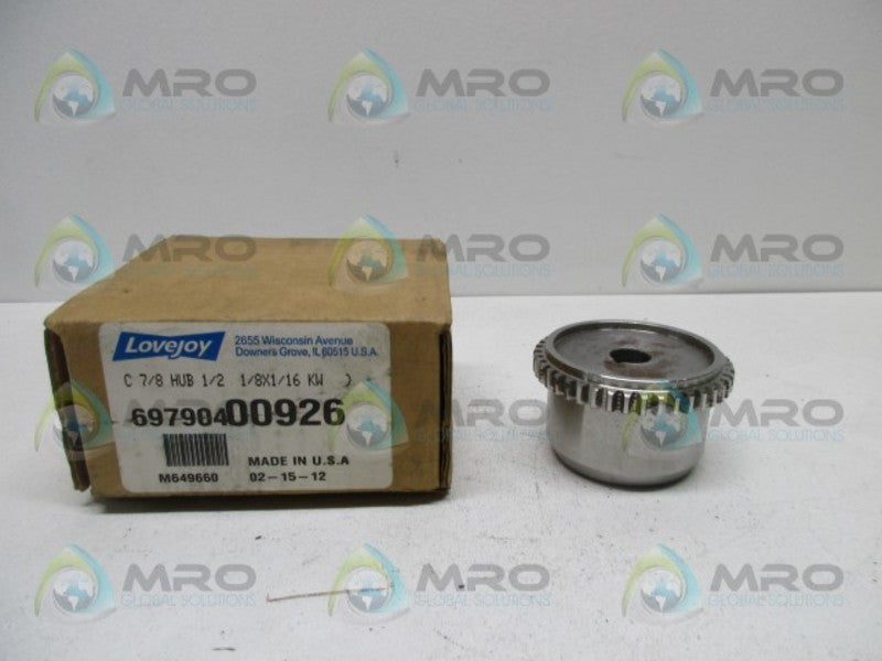 LOVEJOY 697904-00926 C 7/8 HUB 1/2  NSMP