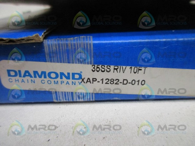 DIAMOND CHAIN XAP-1282-D-010 RIVETED ROLLER CHAIN  NSMP