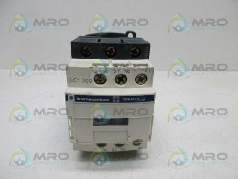 TELEMECANIQUE LC1D09 CONTACTOR  UNMP