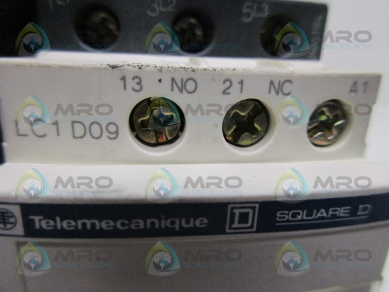 TELEMECANIQUE LC1D09 CONTACTOR  UNMP