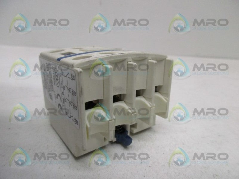 TELEMECANIQUE LADN22 CONTACTOR AUXILIARY CONTACT BLOCK  UNMP