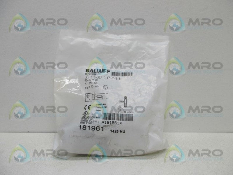 BALLUFF BES-516-327-G-E5-Y-S4 INDUCTIVE SENSOR  NSMP