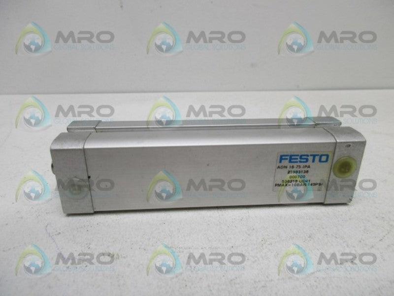 FESTO ADN-16-75-IPA PNEUMATIC CYLINDER  UNMP