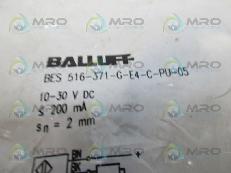 BALLUFF BES516-371-G-E4-C-PU-05 INDUCTIVE SENSOR  NSMP