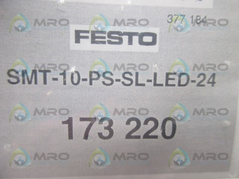 FESTO SMT-10-PS-SL-LED-24 PROXIMITY SWITCH * NEW IN FACTORY BAG *