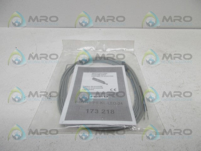 FESTO SMT-10-PS-KL-LED-24 PROXIMITY SWITCH * NEW IN FACTORY BAG *