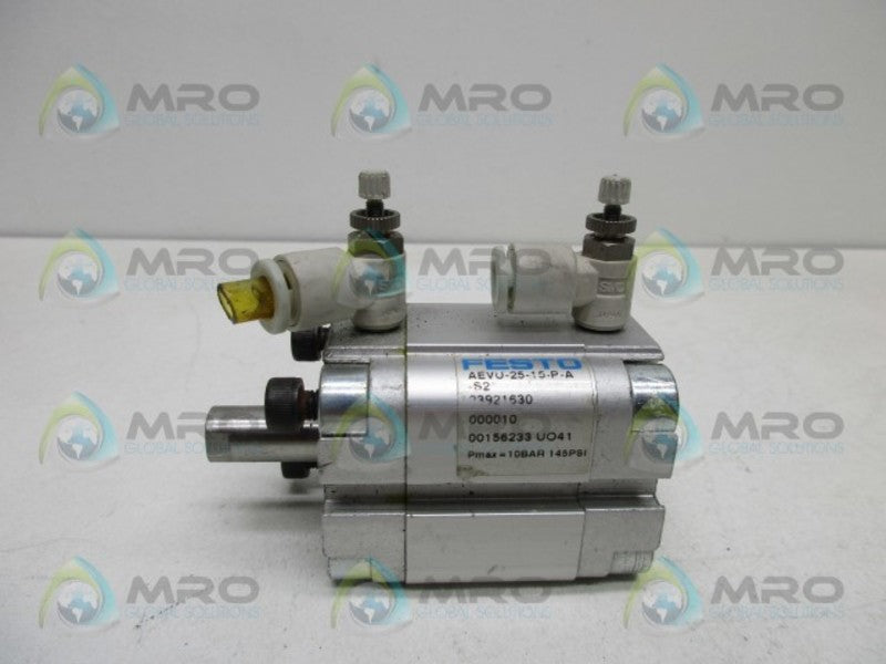 FESTO AEVU-25-15-P-A-S2 PNEUMATIC CYLINDER  UNMP