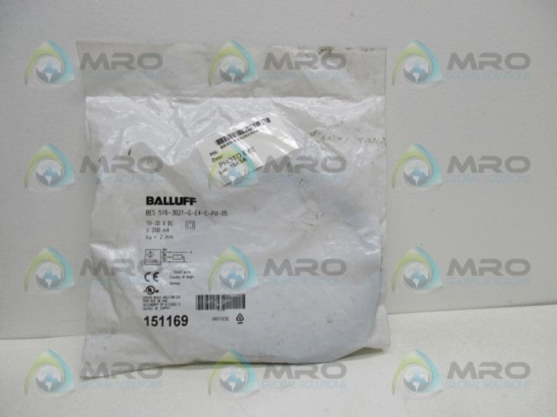 BALLUFF BES516-3021-G-E4C-PU-05 INDUCTIVE SENSOR * NEW IN FACTORY BAG *