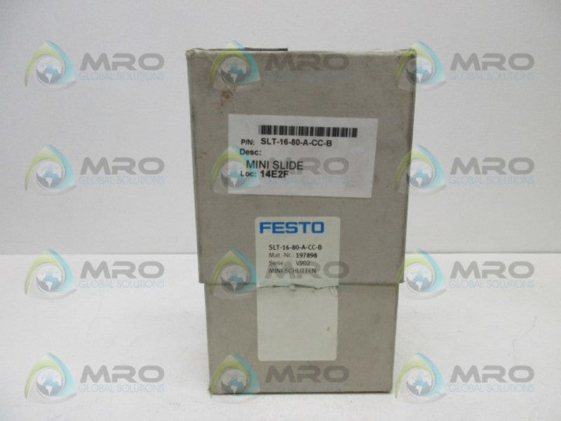 FESTO SLT-16-80-A-CC-B MINI SLIDE  NSMP