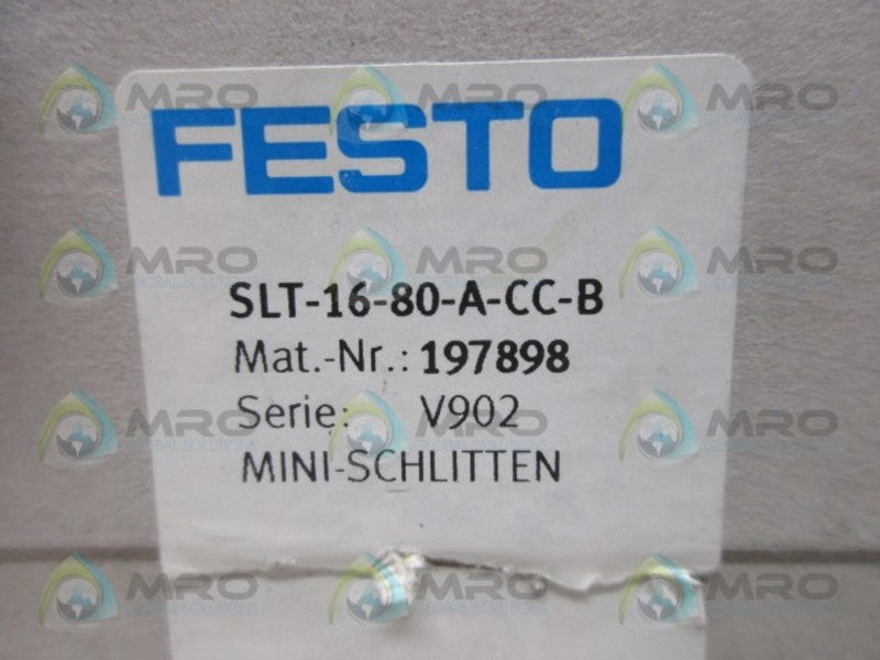 FESTO SLT-16-80-A-CC-B MINI SLIDE  NSMP