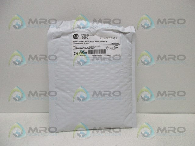 ALLEN BRADLEY 2090-K6CK-D15MF SER. B CONNECTOR * NEW IN BAG *