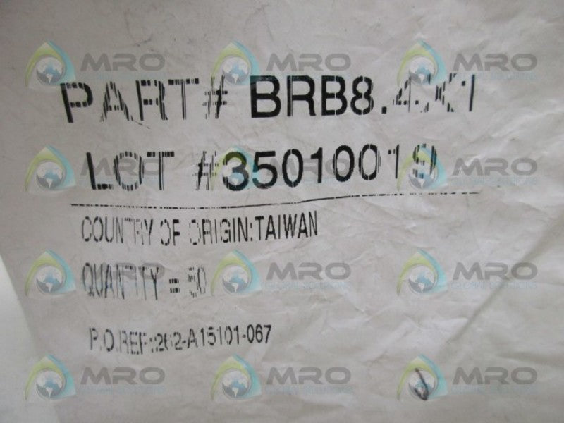 FLEXLINK BRB8.4X1 FLAT WASHER (PK OF 50)  NSMP