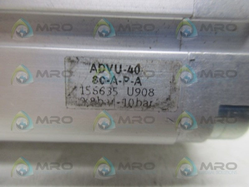 FESTO ADVU-40-80-A-P-A COMPACT CYLINDER  UNMP