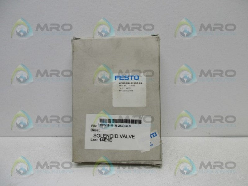 FESTO CPV18-M1H-2X3-OLS-1/4 SOLENOID VALVE  NSMP