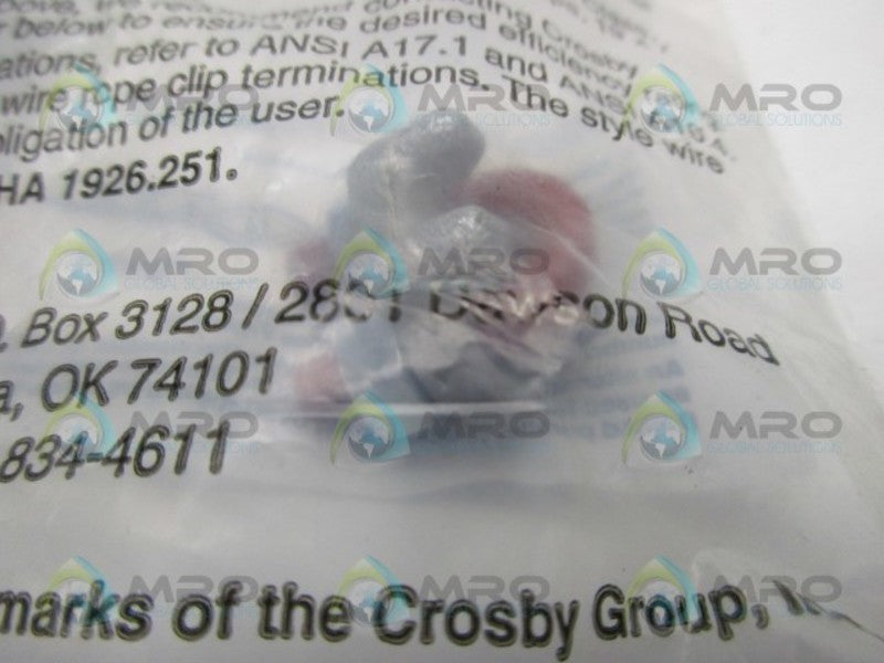 CROSBY 1010079 RED U BOLT WIRE ROPE CLIP  NSMP