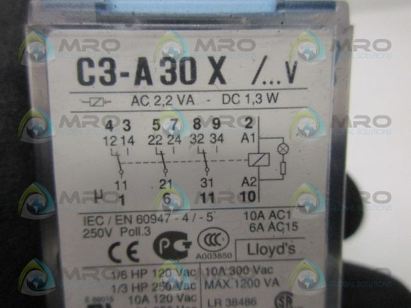 RELECO C3-A30X RELAY 24VDC  UNMP