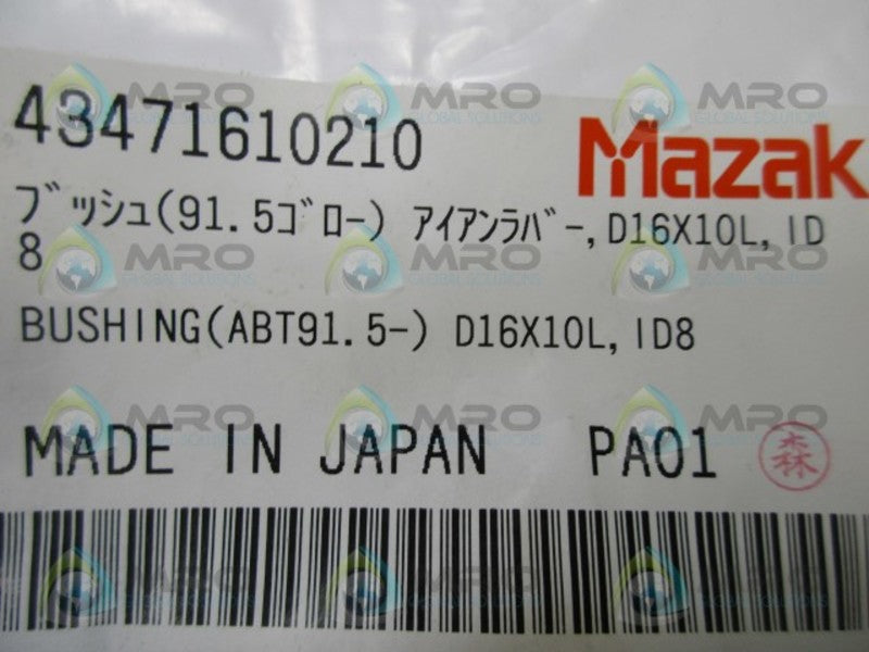 MAZAK D16X10L BUSHING  NSMP