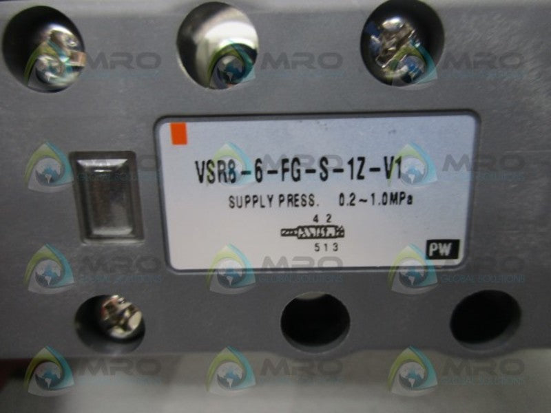SMC VSR8-6-FG-S-1Z-V1 VALVE  NSNP