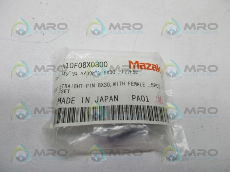 MAZAK A10F08X0300 STRAIGHT PIN (PK OF 5)  NSMP